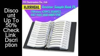 170Values 4250PCS 8500PCS SMD Resistor 1% 0R~10M 0201 0402 0603 0805 1206 Sample Book Resistors Asso