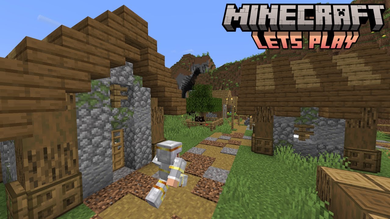 Minecraft Lets Play Episode 48 - Continuing the Custom Village - YouTube
