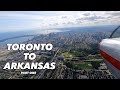 Toronto to Arkansas in Our 172B - Part One - Toronto City Skyline Flight