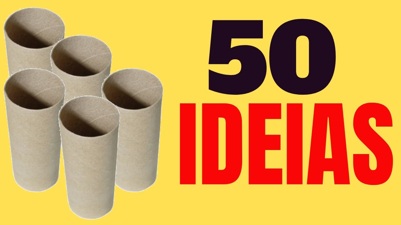IDEIAS de ARTESANATOS INCRÍVEIS com ROLO de PAPEL HIGIÊNICO | INSPIRAÇÕES