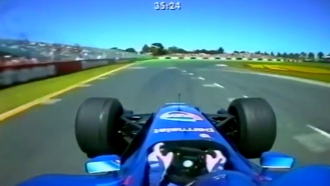F1 2001 Australia GP Onboard Cam with Gaston MAZZACANE