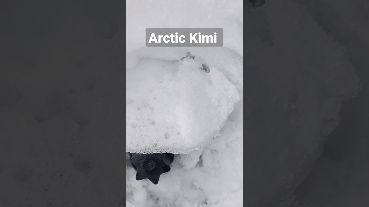 Foam Ice Chips and Dip | Powdery Ice  Eating ASMR