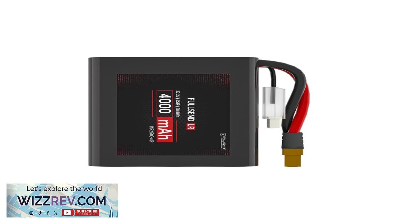 iFlight FULLSEND LR 21700 22.2V 4000mAh 6S 12.5C LiPo Battery XT60 Plug Review