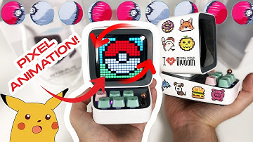 Divoom Ditoo Plus Retro Pixel Art Portable Bluetooth Speaker Unboxing