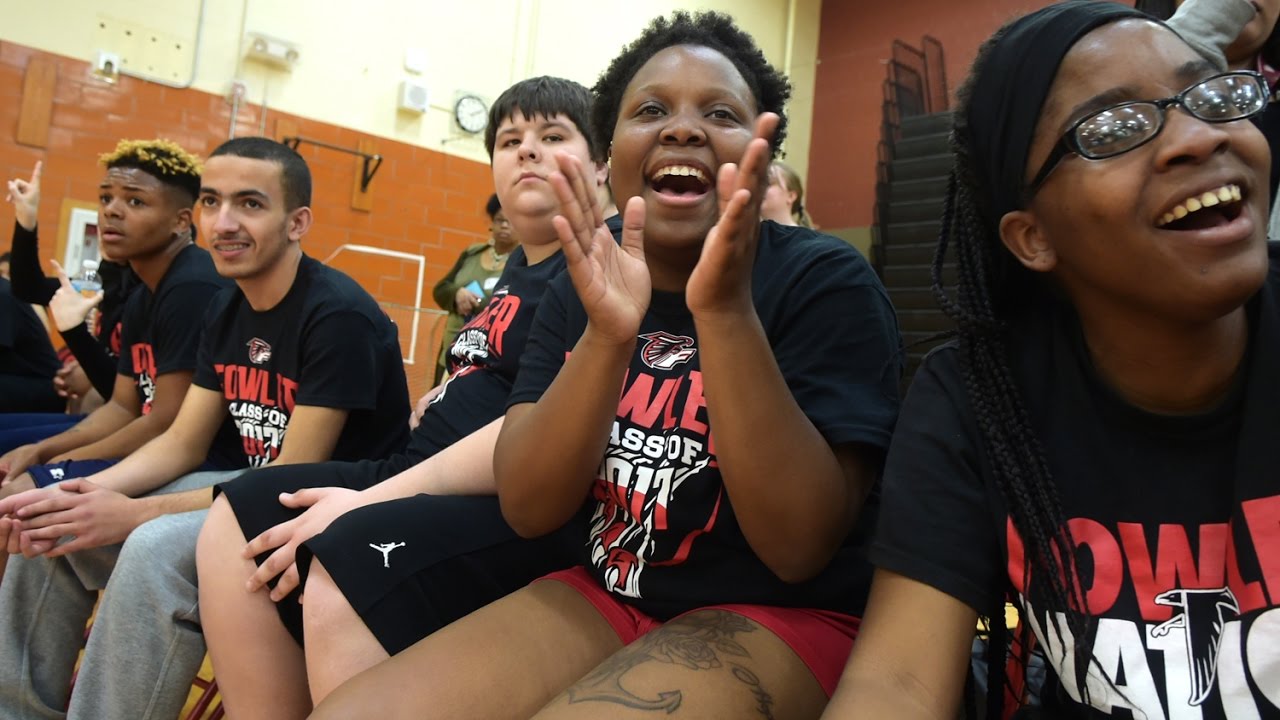 Fowler High School in Syracuse holds final Senior vs. Faculty