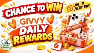 Givvy Daily Rewards 2026 | Chance to Win iPhone 18 Pro & €500 Giveaway? screenshot 4