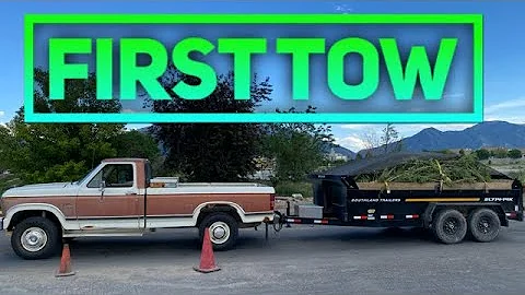 Bullnose 1984 Ford F250 6.9l Tow Test