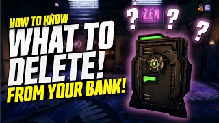 How to Know What to Delete From Your Bank and Inventory - Borderlands 3