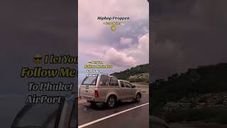 Film While Sit in Taxi 🚖 from Patong Beach 🏖️ Phuket Mobil 📲 Version