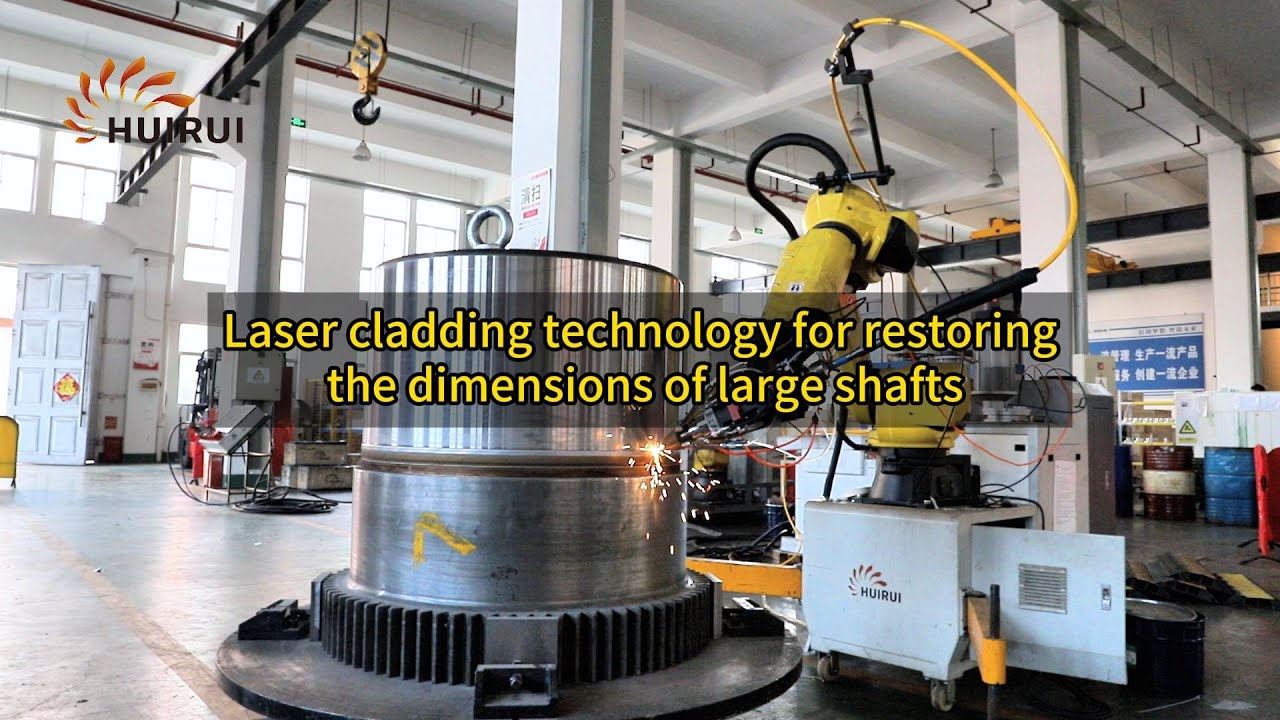 Laser cladding technology for restoring the dimensions of large shafts ...