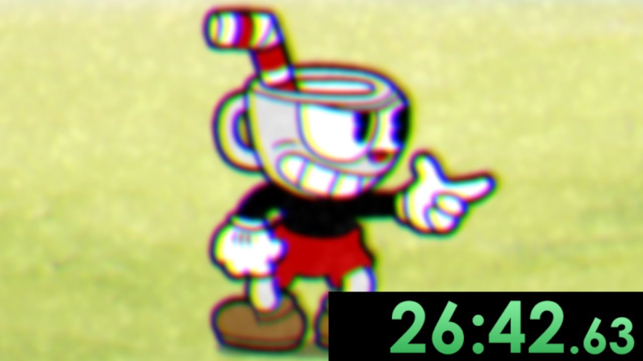 Version 1.1+ in 39:32 by BearB00 - Cuphead - Speedrun