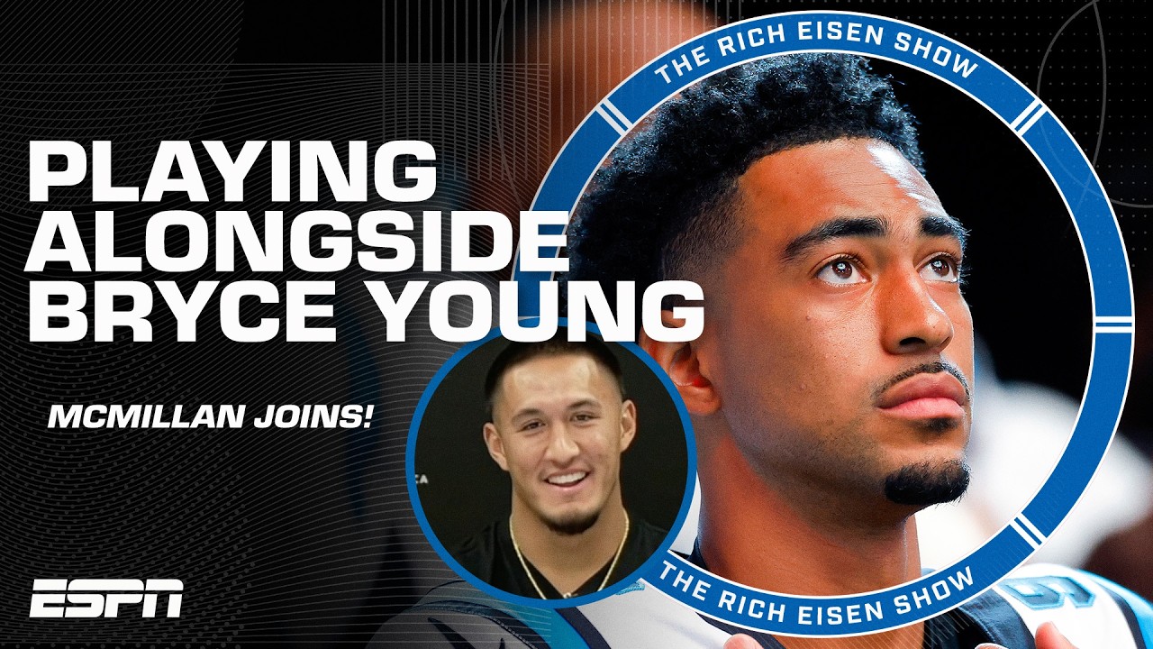 ‘I just work here!’ 🤣 Tetairoa McMillan on playing WR for the Panthers | The Rich Eisen Show