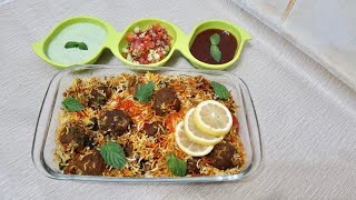 Hyderabadi Kofta Biryani | Bakra Eid special | Hiras Kitchen