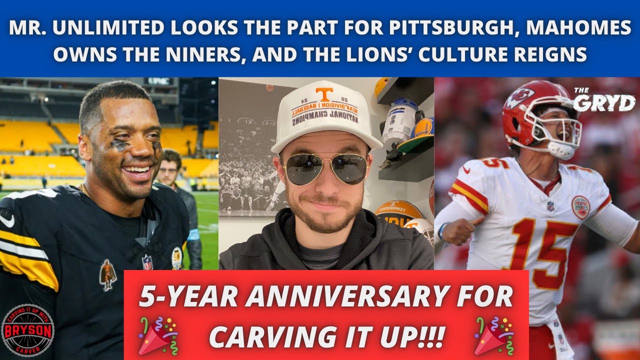 Mr. Unlimited Looks the Part for Pittsburgh, Mahomes Owns the Niners, and the Lions’ Culture Reigns