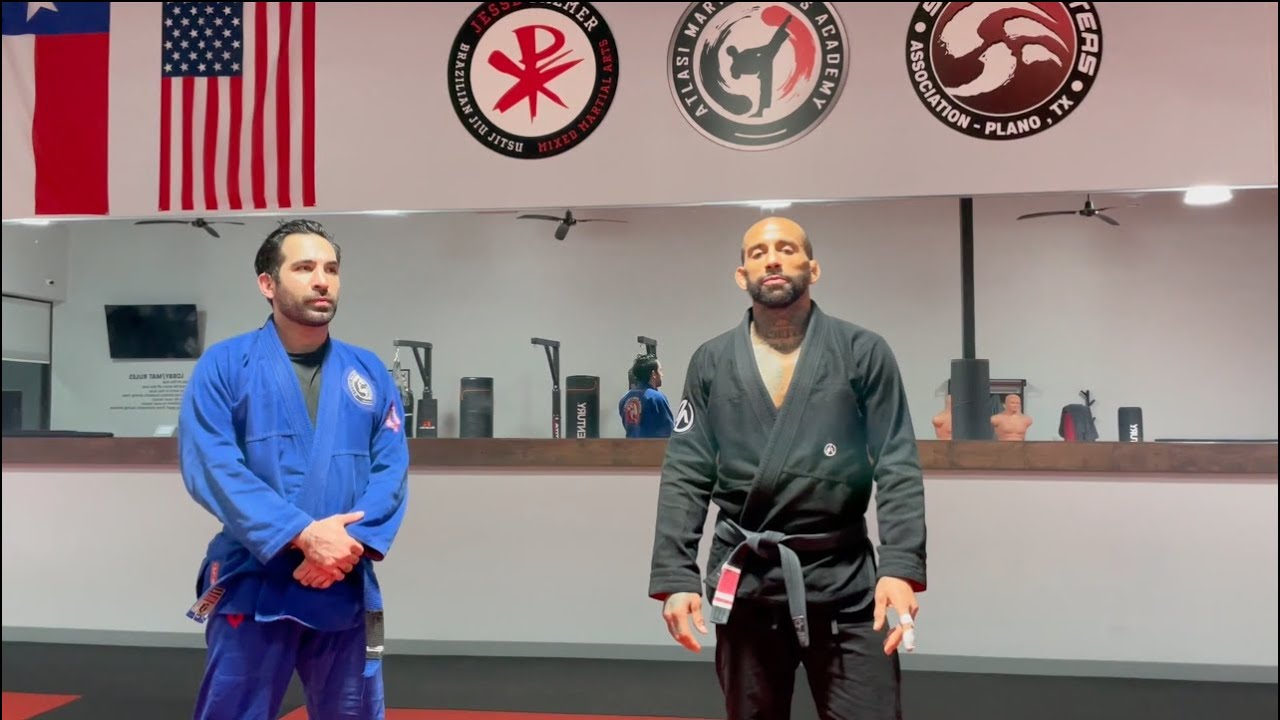 Technique of the week: Deep De La Riva sweep to back take - YouTube