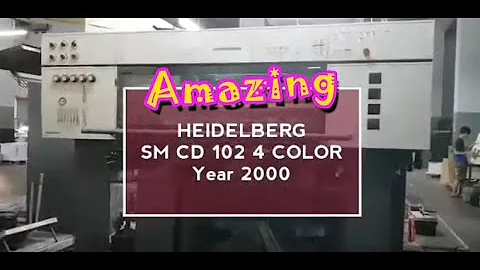 Heidelberg SM CD102 4 Color SALE!