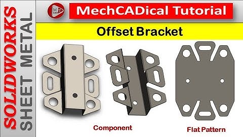 Offset Bracket in SolidWorks