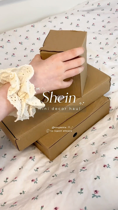 shein cute haul 🎀 #shortvideo #haul #unboxing #shein #sheinforall #sheinhaul #homedecor #sheinfinds