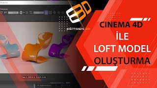  Cinema 4D Loft Modelleme Ile Koltuk Ve Şişe Yapımı