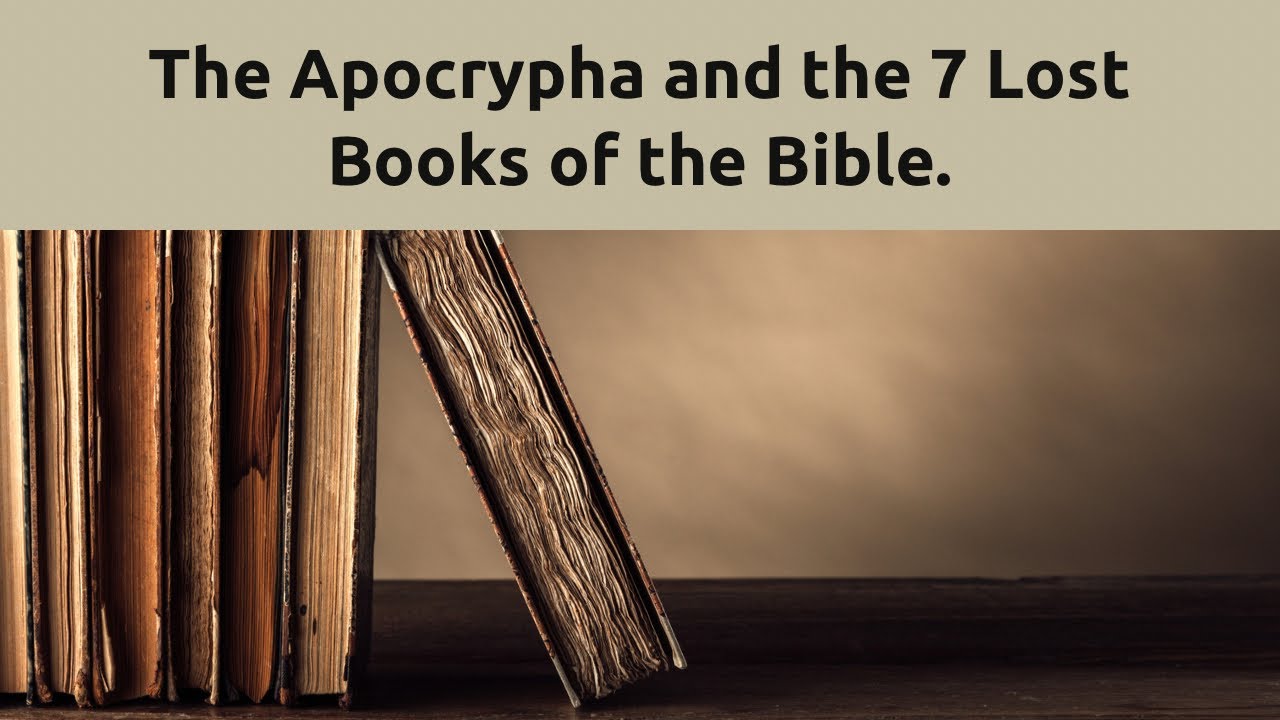Exploring The Apocrypha: The Lost Chapters #Biblestudy #apocrypha # ...