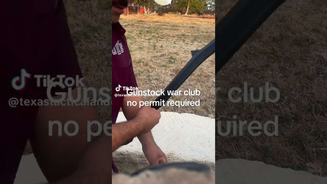 The cold steel Gunstock War CLub