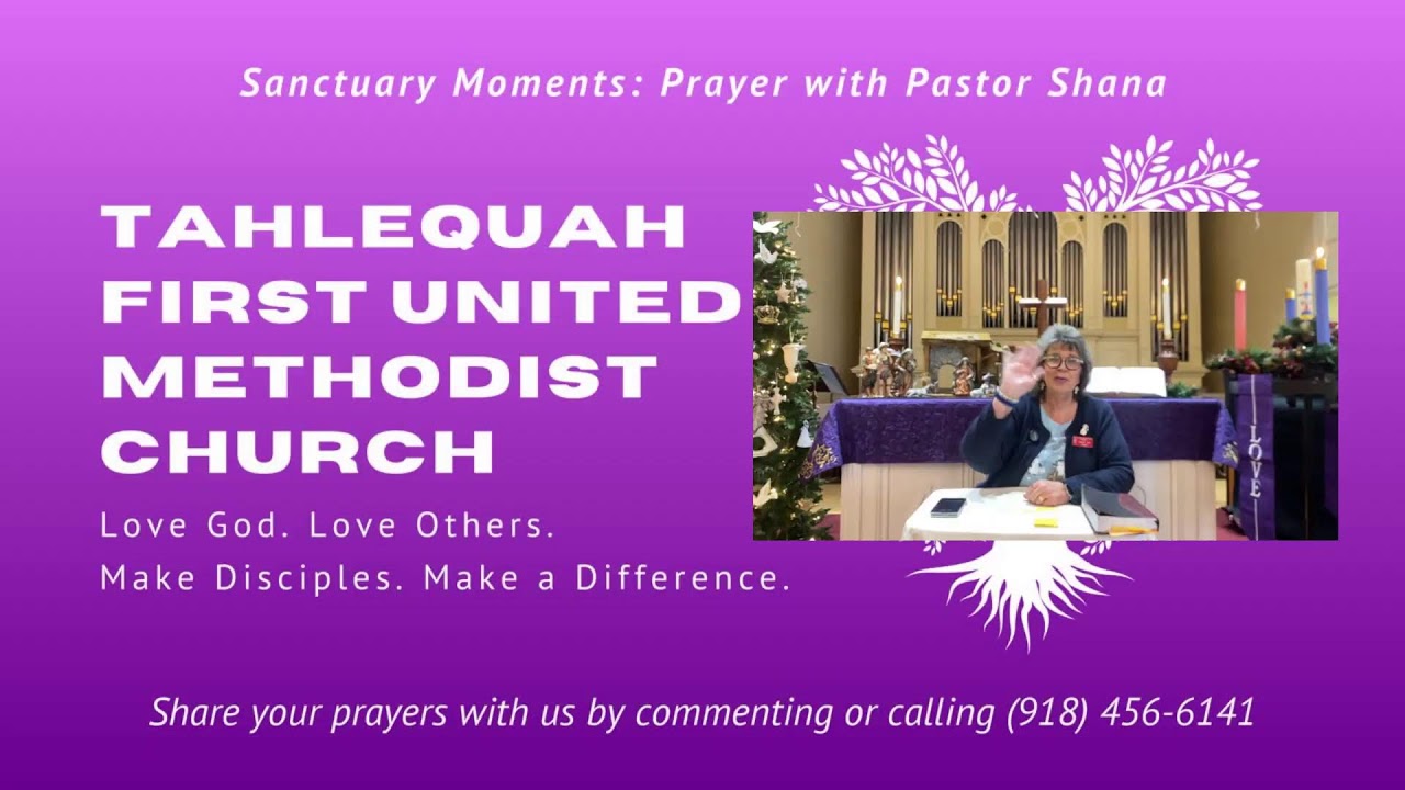 12/1/25 Sanctuary Moments: Prayer with Pastor Shana