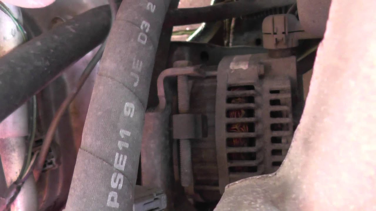 Mazda 626 Alternator Location Youtube