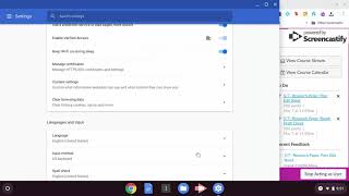 Clearing cache for improved Chromebook performance
