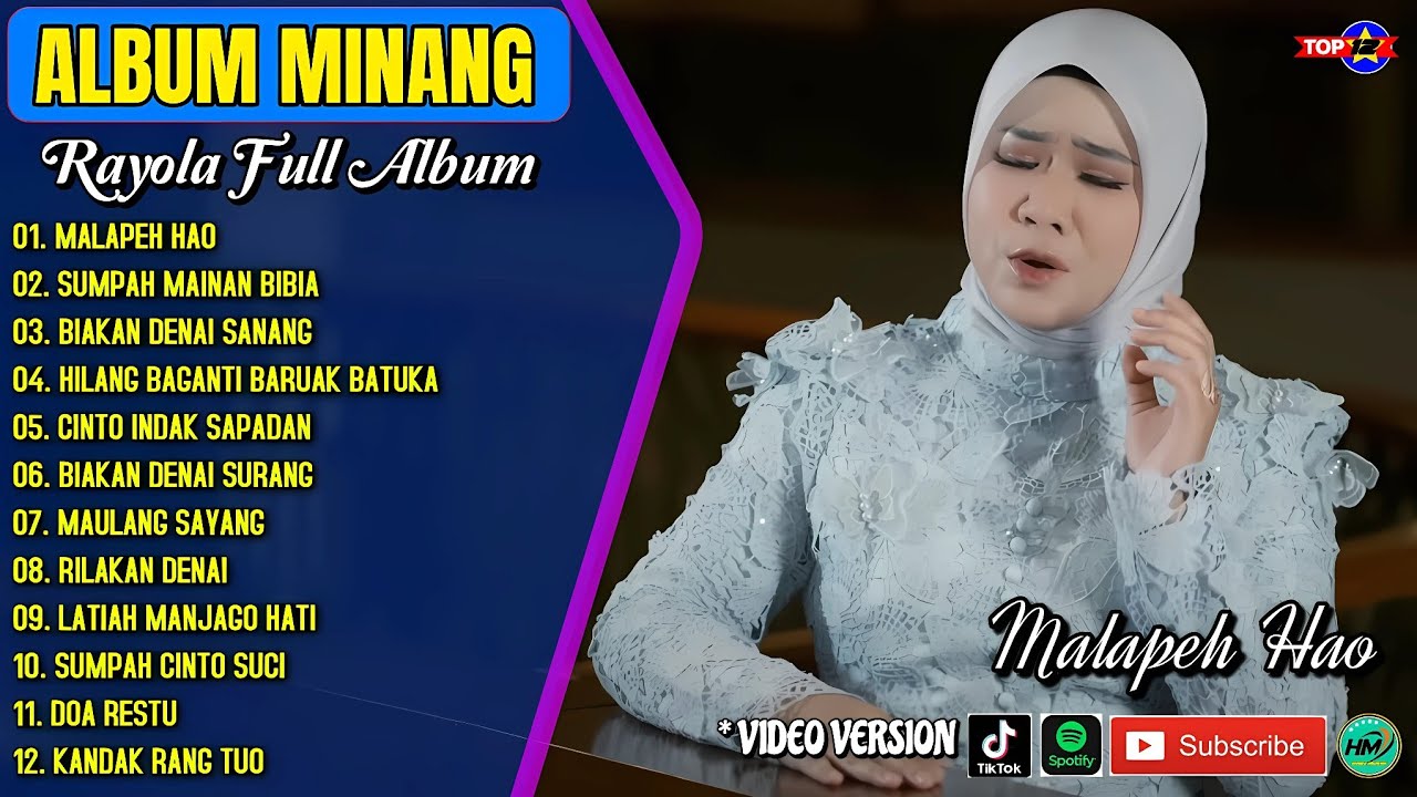 Album Rayola || MALAPEH HAO - SUMPAH MAINAN BIBIA - Lagu Minang Terpopuler 2025 - Viral Tiktok