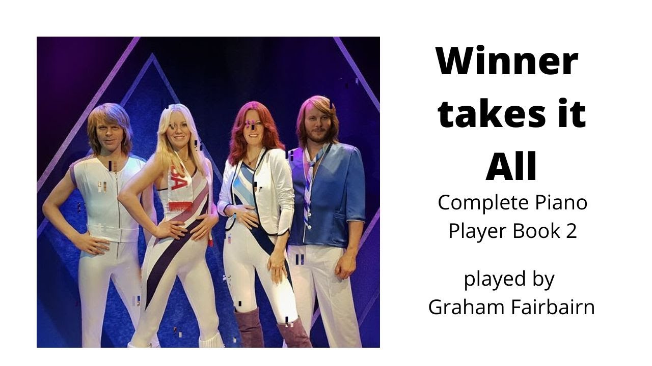 abba the winner takes it all piano