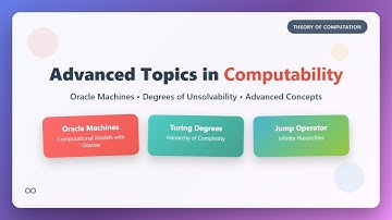 Advanced Computability: Oracle Machines, Turing Degrees & Undecidability