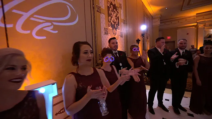 Bridal party intro at reception (Danielle & Steve)...