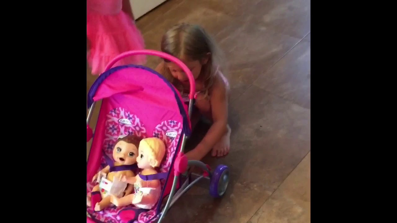 Baby Alive goes to the town pool, feeding babies, pooping, diapers