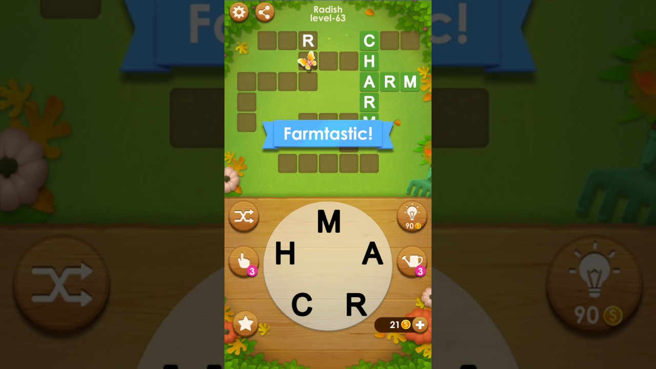 Word Farm Cross Level 63 Solution