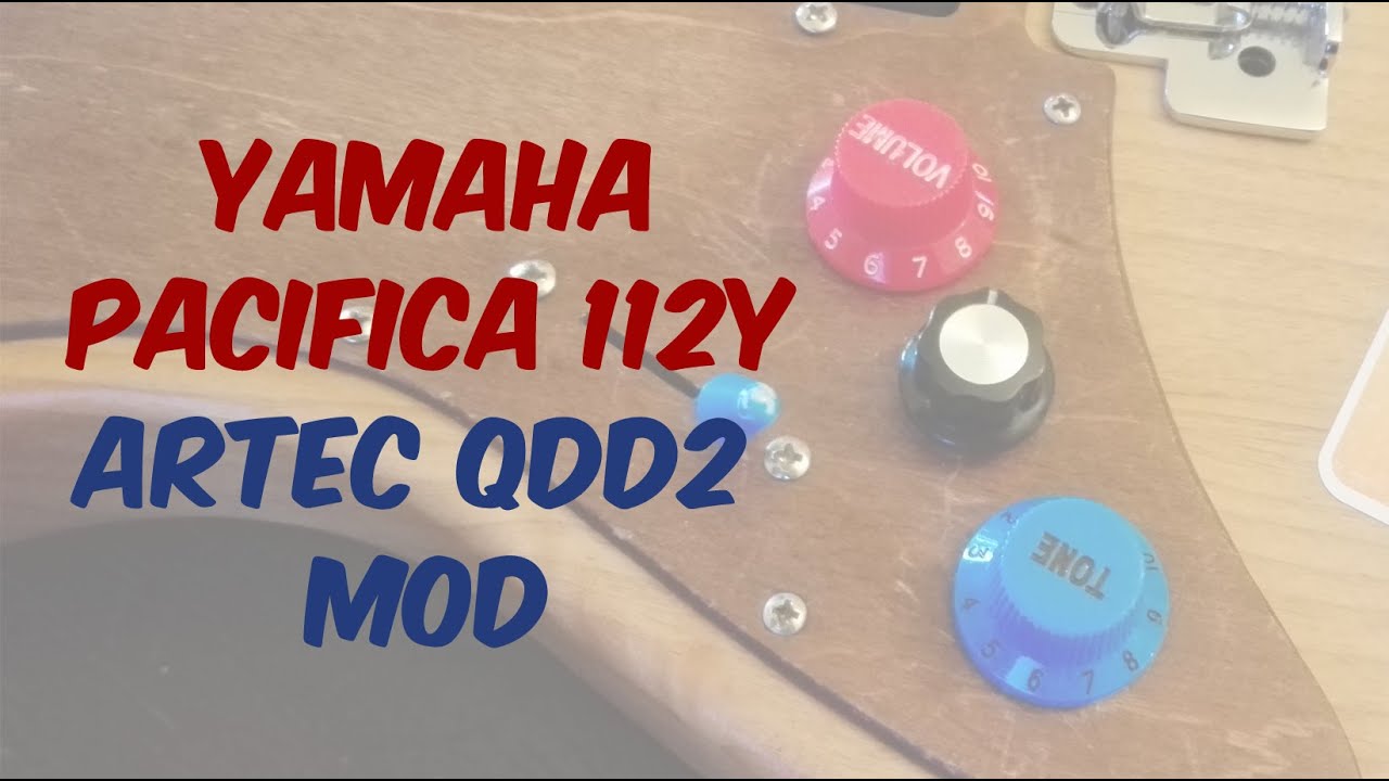 Yamaha Pacifica 112J with Artec Qdd2 mod - YouTube