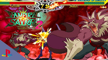 Vampire Savior 2: The Lord of Vampire,  (ARCADE, 1997) Dark Talbain [Playthrough/LongPlay]