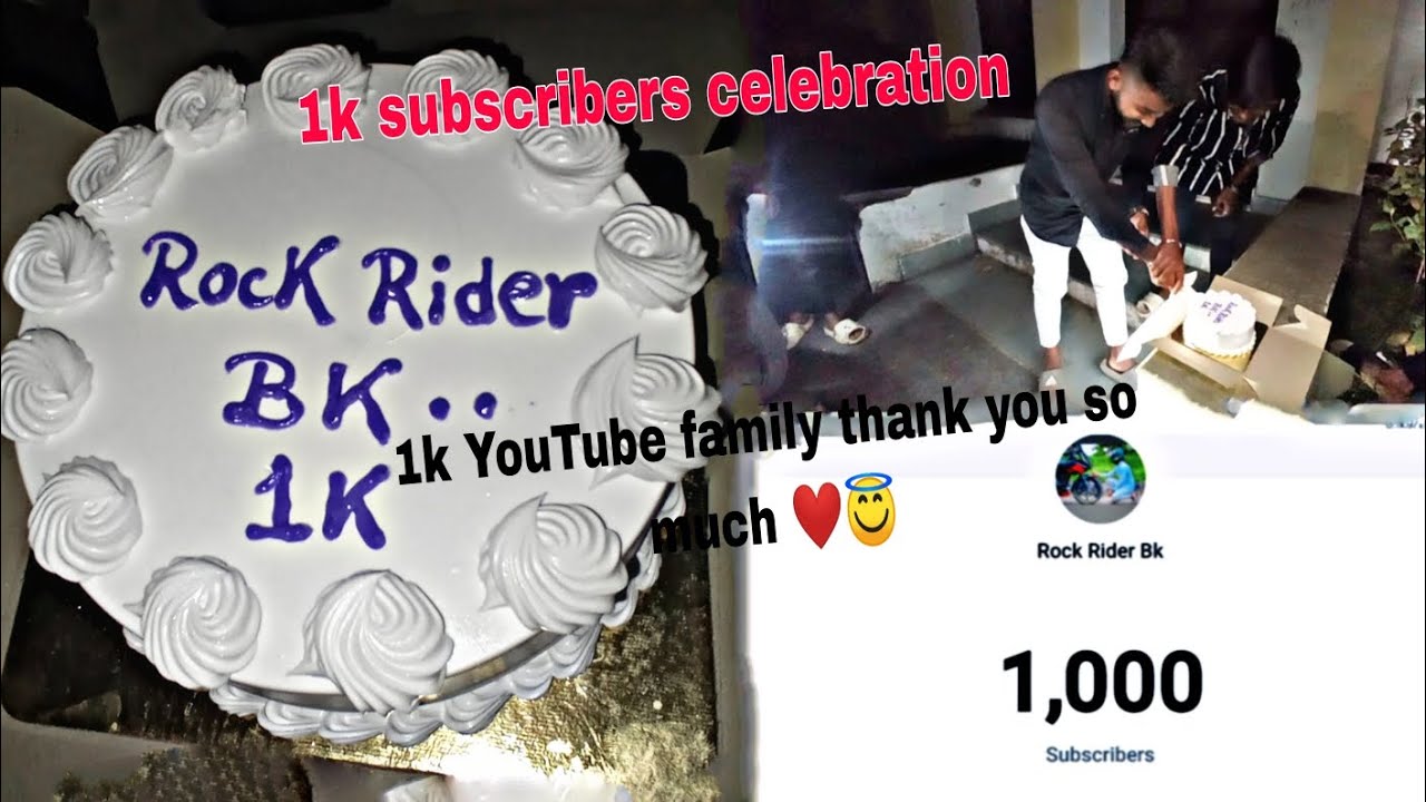1k subscribers celebration // 1k YouTube family thank you so much, 🙏 # ...