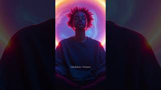 Aura Ambient Harmony Meditating Spirit In A Luminous Sanctuary