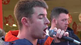 X Factor 2017's Anthony Russell & Jack Mason singing in Liverpool.