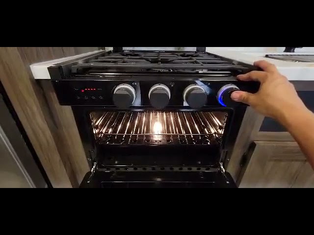 Way Interglobal® CF-FS60B - Greystone™ 24 Slide-In RV Gas Cooking Range 