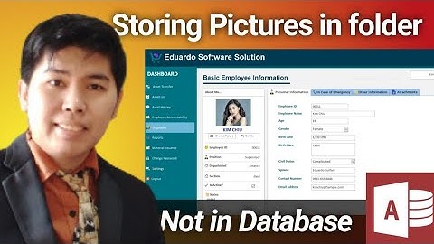 Store IMAGE in FOLDER not in MS ACCESS DATABASE. Free source code | Edcelle John Gulfan