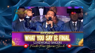 PRAISE NIGHT 19 • 'What You say is final' Eli-J & Loveworld Singers live with Pastor Chris #live