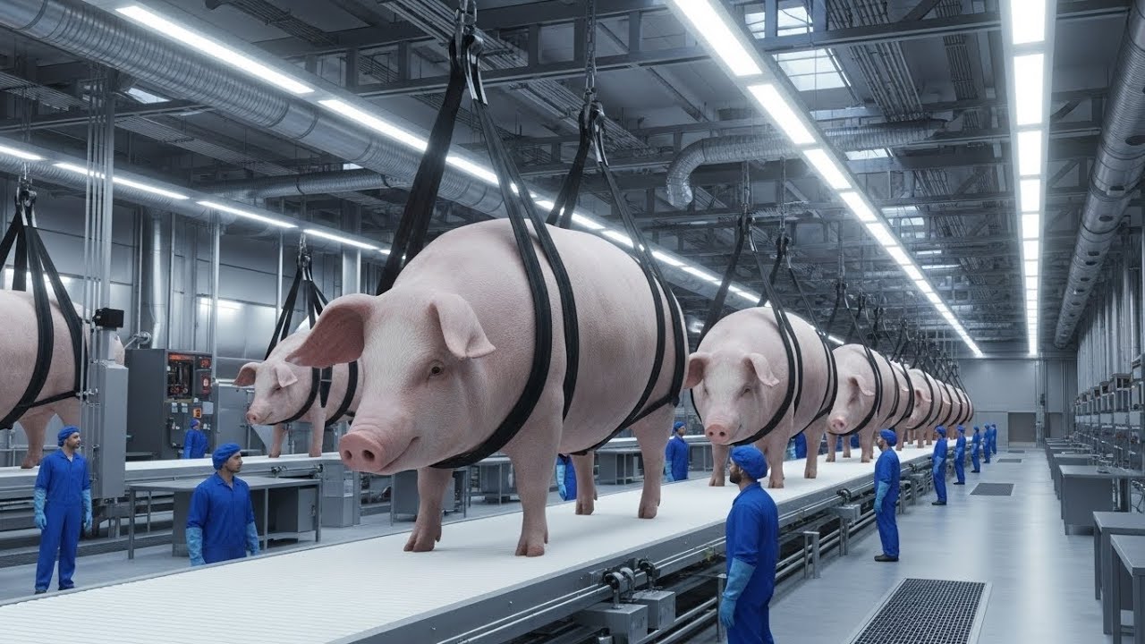 Cómo se Produce la Grasa de Cerdo Hoy | De la Granja a la Distribución Global (Proceso Completo)