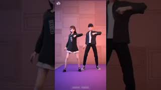 Couple Dance Tik Tok Video Status // Leer And Guoguo  // #shorts #status  #cartoon🔥🔥