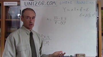Unizor - Statistics - Linear Regression - Problem 1