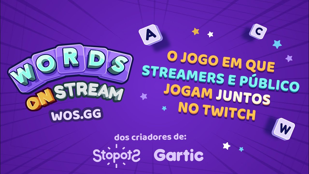 Words On Stream  O Jogo mais interativo para lives 