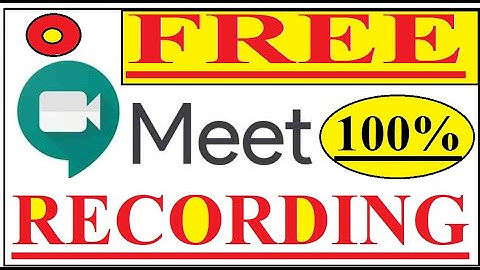 How to record google meet meetings TRICK- Without G- suite.