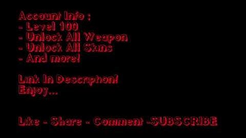 Bullet Force Mod Account [FREE ACCOUNT] 2017 | Read description!