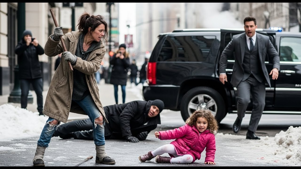 HOMELESS WOMAN SAVED MAFIA BOSS'S DAUGHTER WITH IRON BAR, LITTLE GIRL ASKED "CAN YOU STAY WITH ME?"