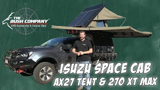 Isuzu Space Cab - Norweld Canopy -AX27 Tent & 270 XT MAX Awning - The Bush Company